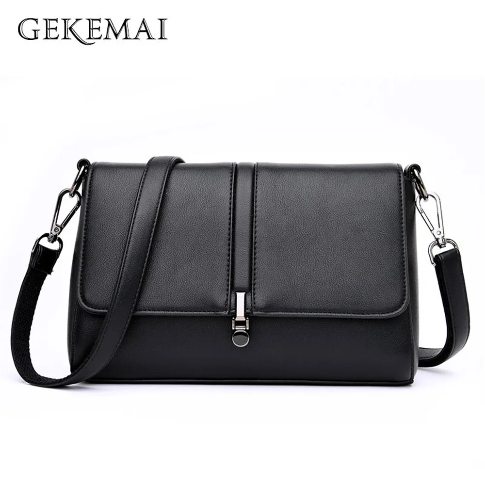 

2020 Vintage Casual Women Flap Fashion Leather Small Package Female Simple Handbags Ladies Shoulder Messenger Crossbody Bag Sac