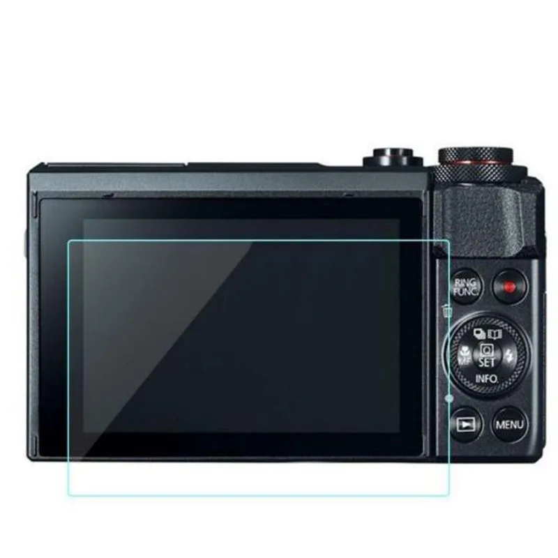 2 Protections Écran Verre Trempé Pour Canon EOS M6/M50/M100, PowerShot G7 X/G5 X/G9 X - Dureté 9H, Anti-Empreintes, 0,33 Mm