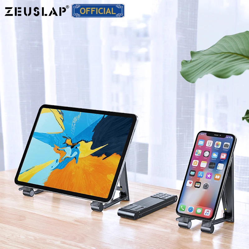 Suporte para Macbook Liga de Alumínio Portátil para Monitor Zeusap Portátil Notebook Suporte Dobrável Tablet Pro - Imagem 6
