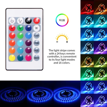 

Led Strip Light SMD 5050 RGB Led Stripe DiodeTape DC12V Flexible RGB LED Strip Ribbon Diode