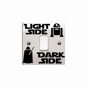 

Personalized Wall Decal Dark Side Light Switch Sticker DIY Vinyl Home Decor