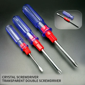 

Household Dual-purpose Screwdriver Telescopic Cross Slotted Head Interchangeable Screwdriver tools 1PC 2020