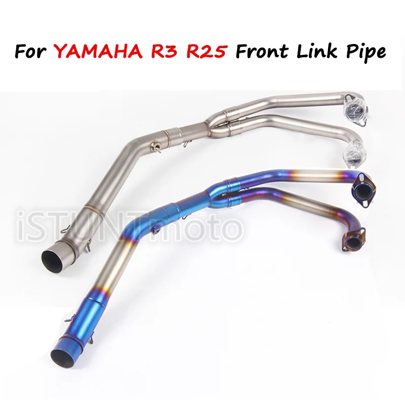 

Slip On For Yamaha R25 R3 YZF R250 R300 Motorcycle Escape Modified Full System Exhaust Muffler Front Connection Middle Link Pipe