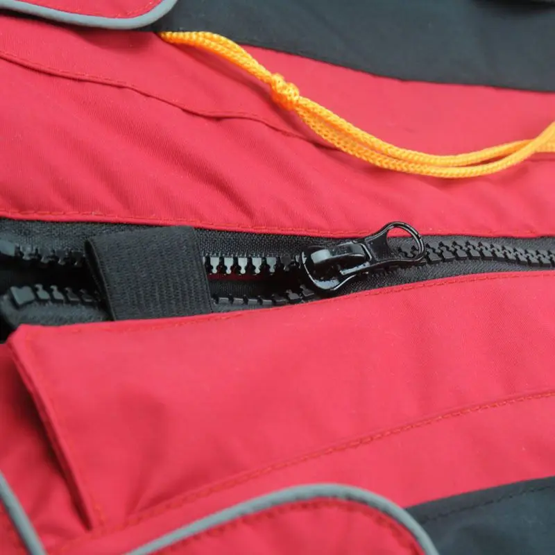 Взрослый спасательный жилет Beatle форма Светоотражающая Регулируемая куртка на молнии жилет со свистком Рыбалка катание на лодках