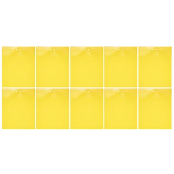 

10/20x Two-Sided Fly Trap Glue Stickers Insect Pest Control Catchers Board Yellow Armyworm Board Home Furnishing Supplies