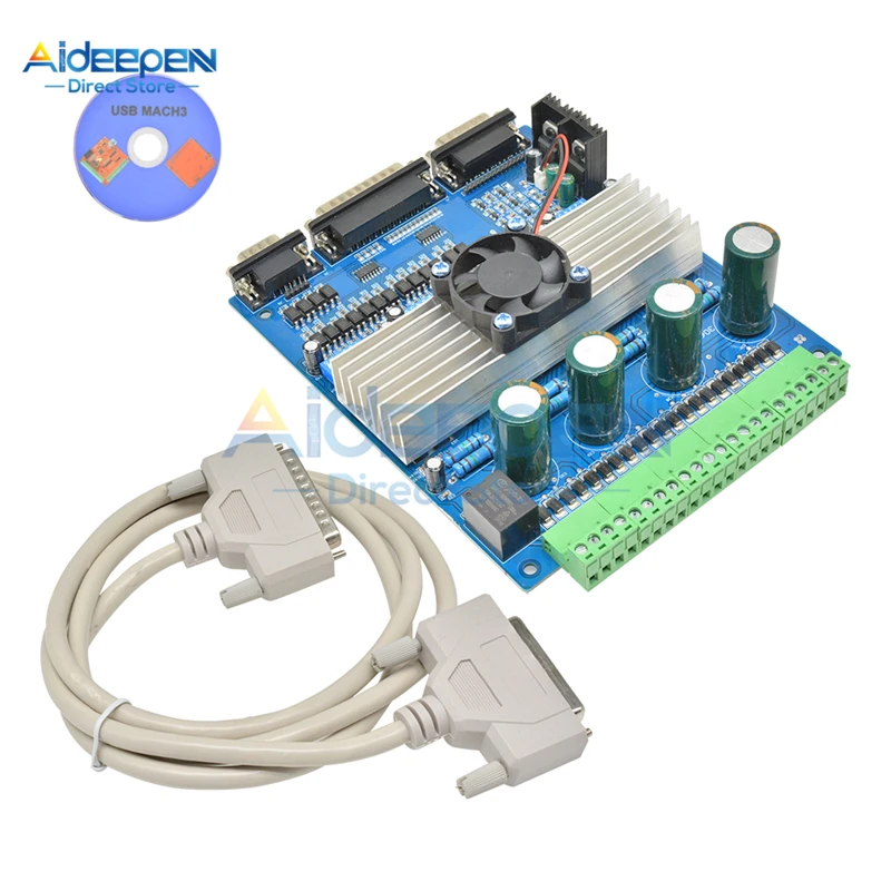 TB6560 DC 12 36V 3A 4 осевой Драйвер шагового двигателя плата контроллера CNC двигатель