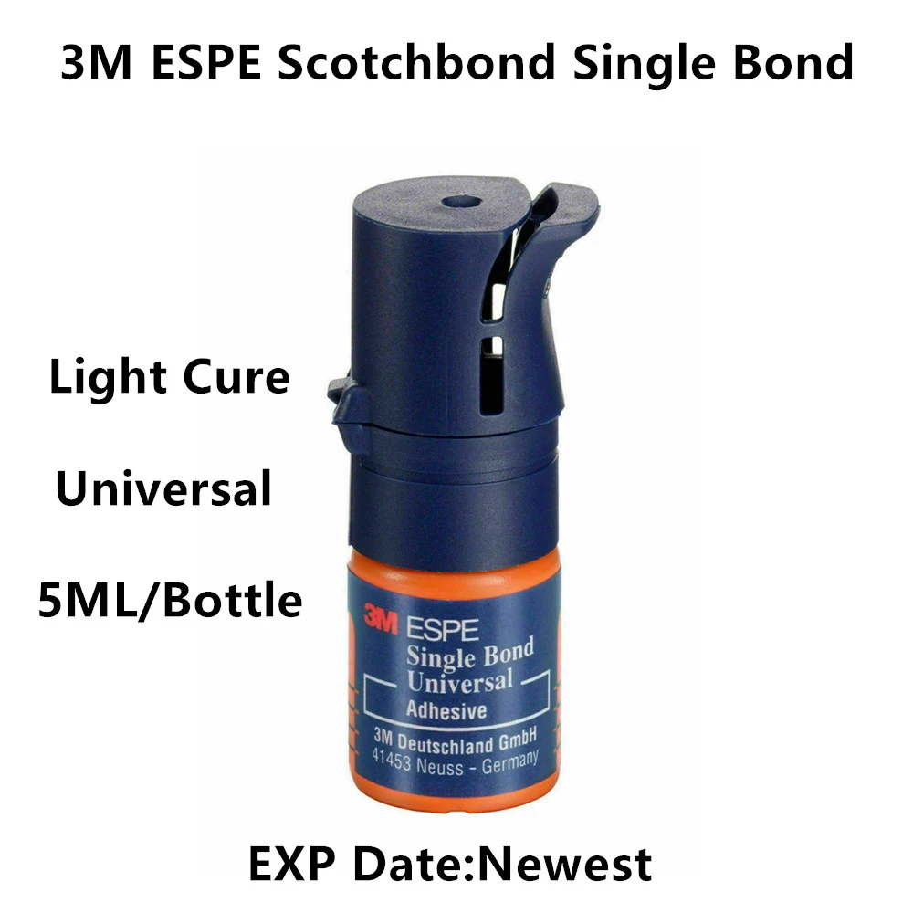 3M ESPE Single Bond Dental Orthodontic Adhesive Teeth Veneer Glue Universal Light Cure Composite