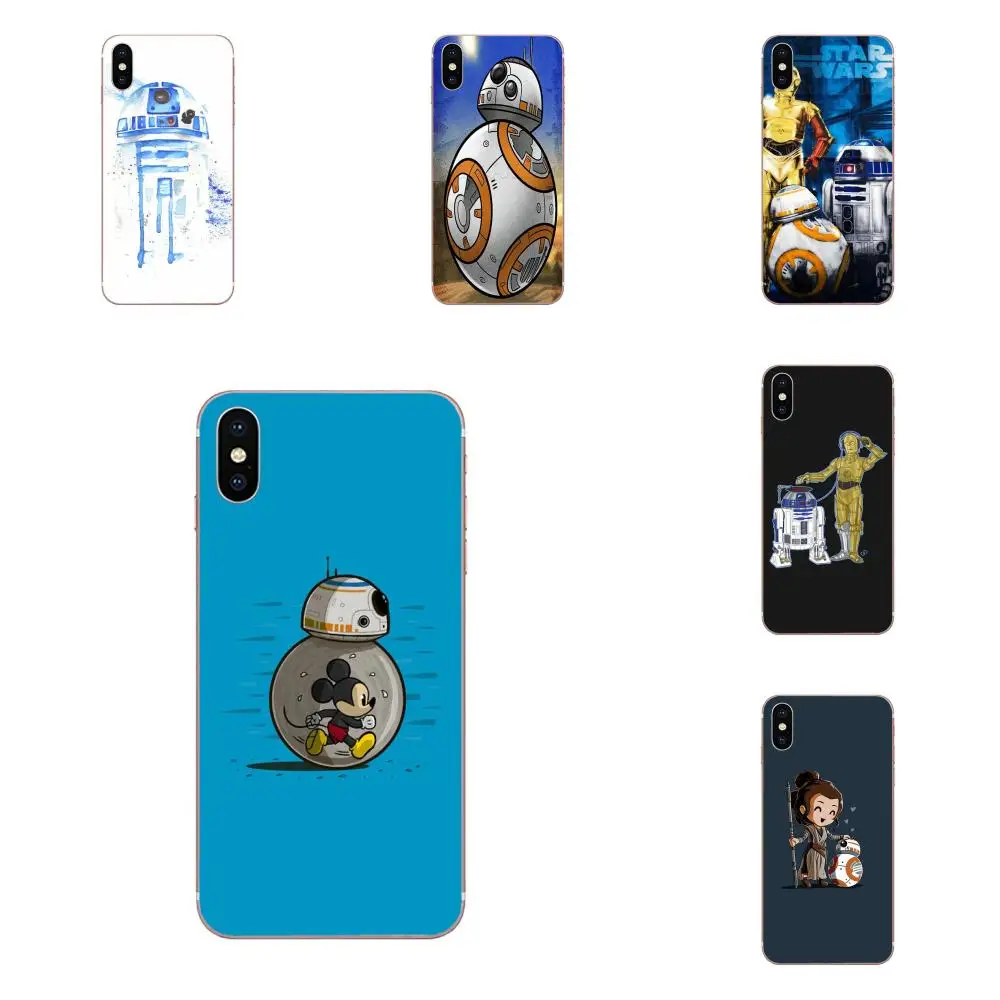 Bb8 R2d2 фильмов для huawei P7 P8 P9 P10 P20 P30 Lite Mini Plus Pro Y9 Prime P Smart Z 2018 2019 силиконовый кожаный