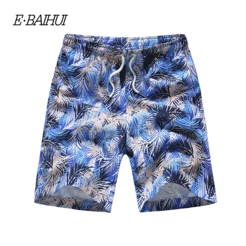 

E-BAIHUI brand new Summer style Men Beach Shorts Plaid Stripe Star styles Couple suit Wear Causal short Tracksuit pants DK001
