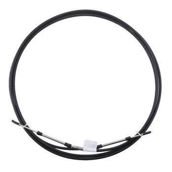 

2pcs Black 080 Series Type Boat Marine Throttle & Shift Control Cable 21 FT