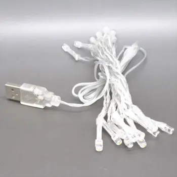 

USB Light String Christmas Festival PC Decoration Props Waterproof Colorful 2M