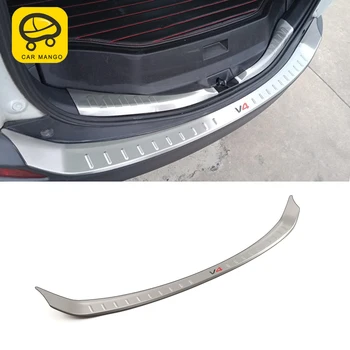 

CarManGo for Toyota RAV4 2014 2015 Car Styling Trunk Rear Bumper Fender Protector Sill Cover Frame Trim Pad Sticker Accessories