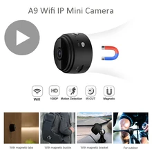 Minicámara pequeña secreta de visión nocturna, videocámara IP con Wifi, Sensor de movimiento, Full HD, 1080p, para bicicleta, DVR