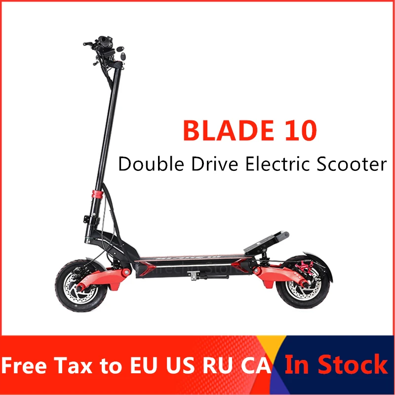  BLADE10X Kick Scooter Off-road Smart Electric Scooter 52V 1000/2000W foldable 65km/h Dual Motor Ska