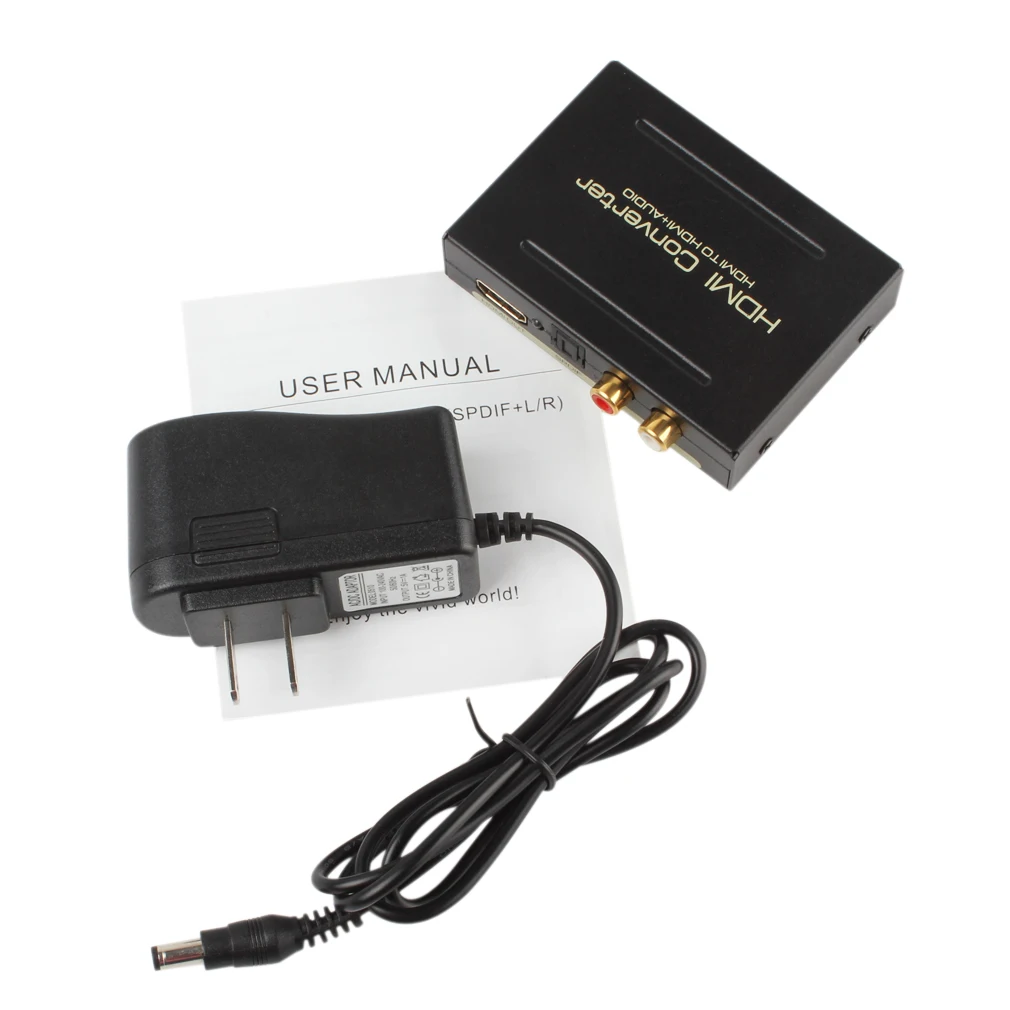 1080P HDMI к HDMI оптический+ SPDIF+ RCA L/R экстрактор конвертер аудио сплиттер