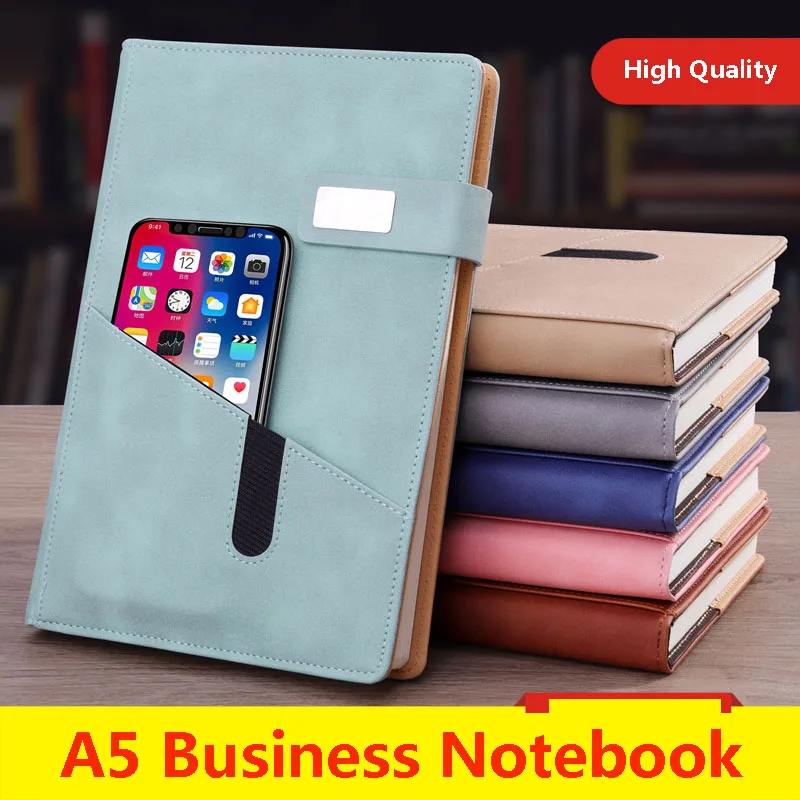 

A5 Business Buckle Memopad 8 Colors Notebook Planner Organizer Personal Travel Diary Journal Notepad Stationery Office Supplies