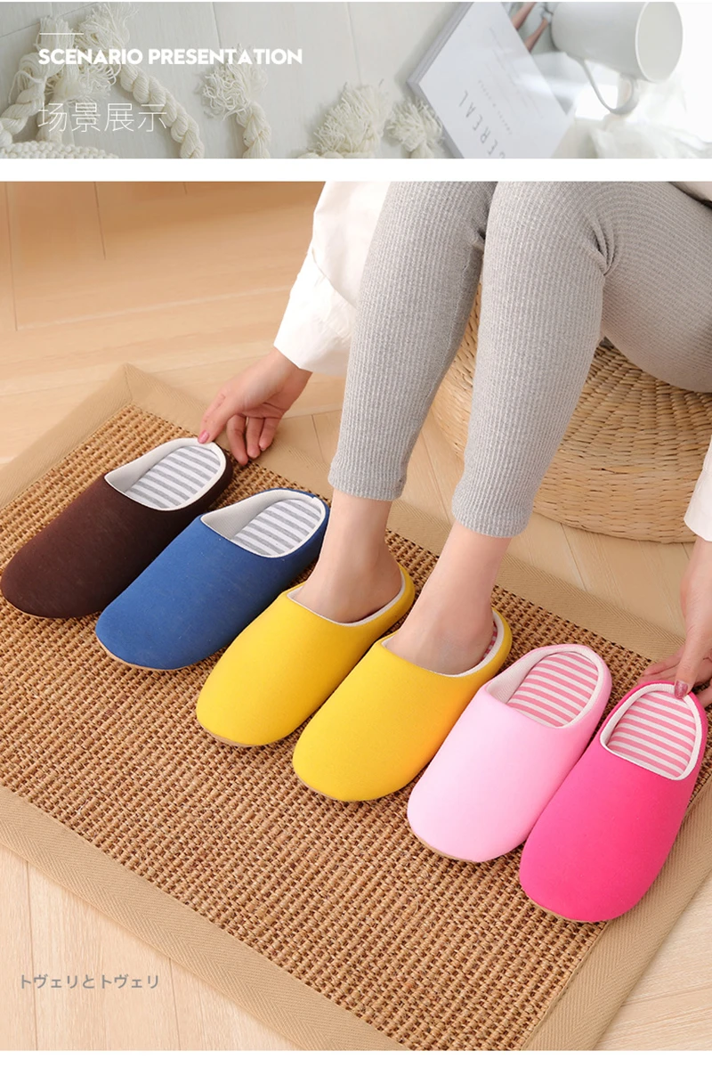 house slippers for women on New Slippers Women 2020 Indoor House Plush Soft Cute Cotton Slippers Shoes Non Slip Floor Home Slippers Women Shoes For Bedroom Slippers Aliexpress