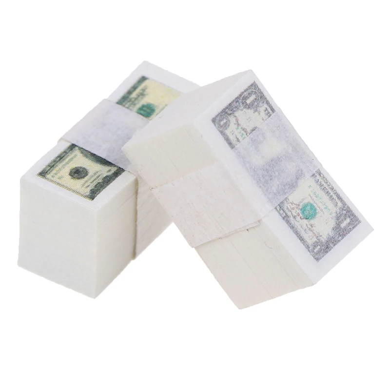 1/12 весы с Комплект миниатюрный игровые деньги нам $100 / $1 банкнот кукла аксессуары