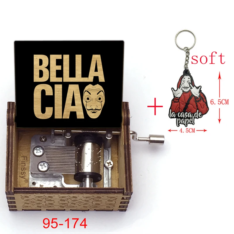Музыкальная шкатулка с новейшим дизайном La Casa De Papel bella Hello тематическая Шкатулка