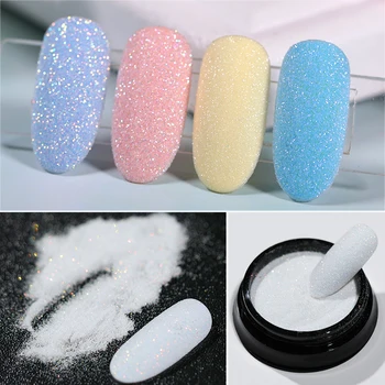 

1Box Sugar Nail Powder Glitter Nail Dust Powder Laser Gradient Nail Pigment Coloful Glitter Nail Art Decoration Accessories