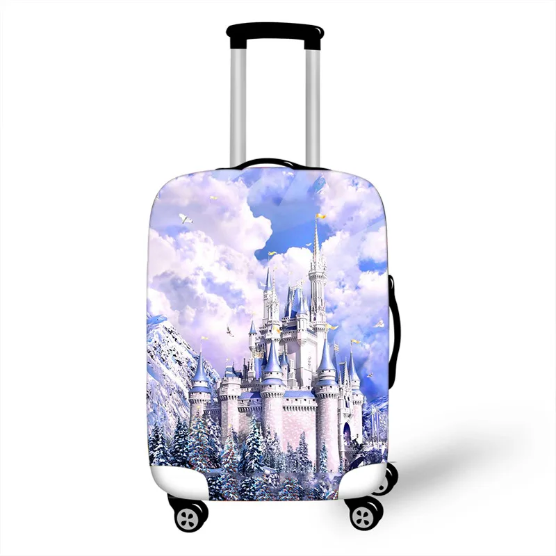 Мультяшный замок чемодан защитный чехол водонепроницаемый плотный эластичный женский чемодан чехол Apply18-32 Inche аксессуары для путешествий - Цвет: 8