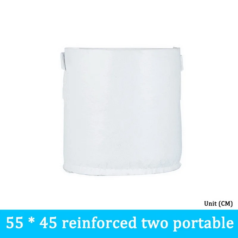 10 шт белые нетканые мешки для питомника горшки для выращивания растений мешки для выращивания корня контейнер для растений черные руки с посадки цветов нетканые сумки для выращивания - Цвет: G258125