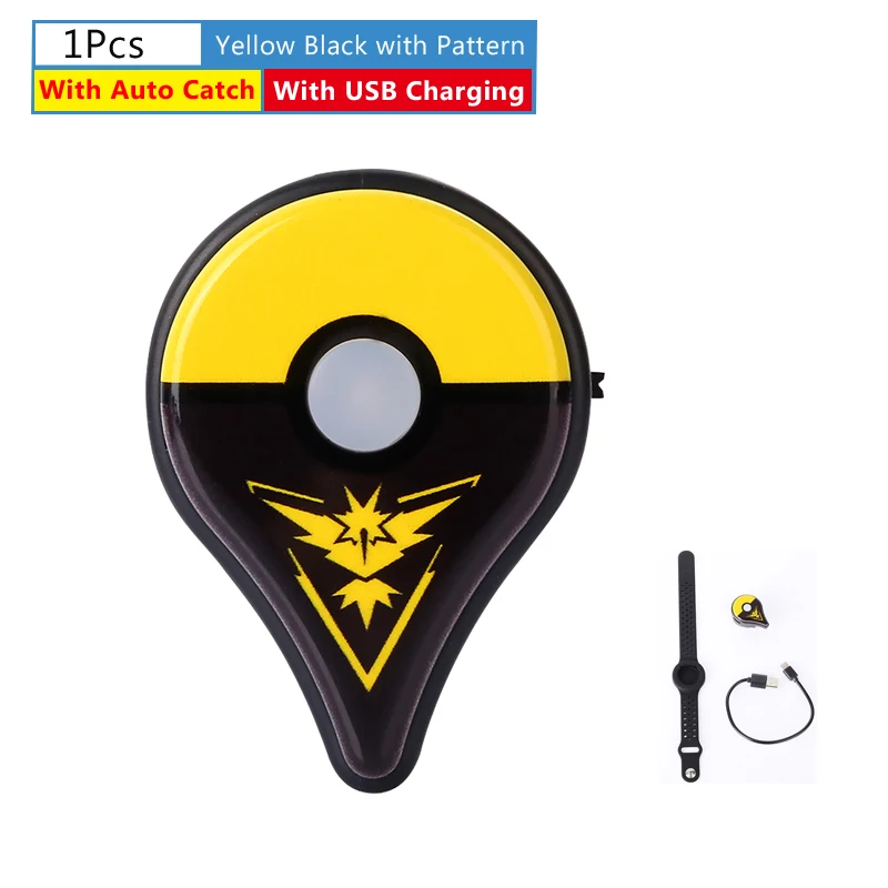 Auto Charging Black Автоматический захват для Pokemon Go Plus Bluetooth браслет часы для nintendo шары Смарт Браслет для Pokemon GO Plus - Цвет: Auto Charging Black