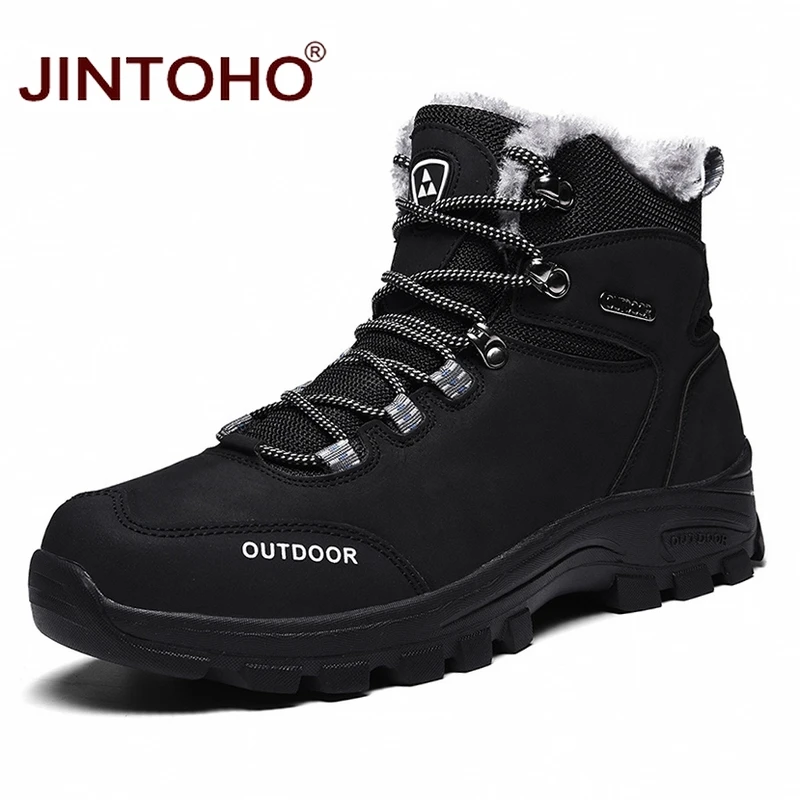 Бренд JINTOHO походная обувь мужские зимние походные ботинки для альпинизма уличная