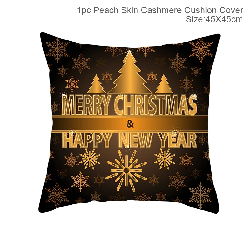 cushion cover 35 Merry Chistmas Рождественский Чехол на подушку украшения для дома Рождественские украшения подарки на год Рождество Navidad Neol - Цвет: cushion cover 35