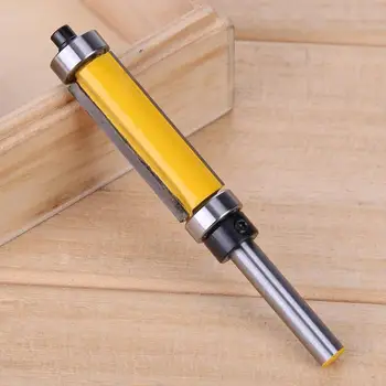 

1/4in Handle High-end Copy Trimming Knife Trim Router Bits Woodworking Milling Cutter Double Bearing Trimming Knife