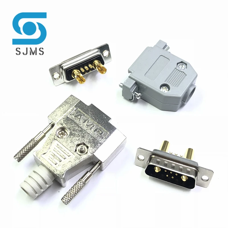 1PCS-7W2-30A-Gold-plated-Male-Female-high-current-Connector-D-SUB ...
