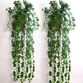 

Artificial Ivy Leaf Garland Plants Vine Fake Foliage Home DIY Wall Decoration Leaves Garden Decor