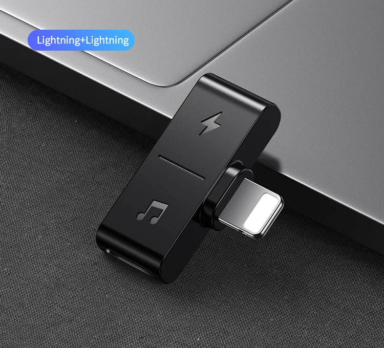 USAMS 2 в 1 для apple Lightning до 3,5 мм разъем для наушников адаптер для iPhone xs max xr 8 7 6 plus 11 аудио зарядное устройство конвертер aux