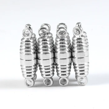 

10pcs 17x5mm White K Strong Magnetic Clasps&Hooks Jewelry Findings Making DIY Clasps For Bracelets Connector Hook Handmade