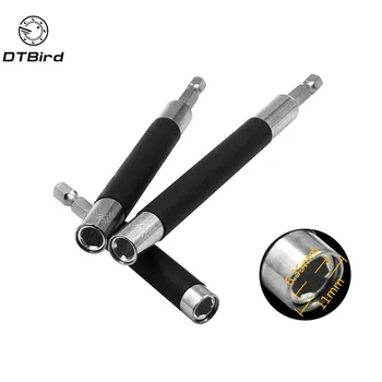 

3pcs 1/4" Hex Shank 80/120/140MM Quick Release Multitul Bits Tip Magnetic Screwdriver Bit Set Holder Adapter Head DT6