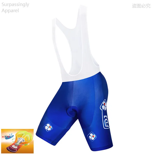 Men Team FDJ Cycling Bib Shorts Men Breathable Downhill 6XL Road MTB Mountain Bike Bib Shorts Bicycle Clothing 20d Gel Pad - Color: 16D Gel Pad