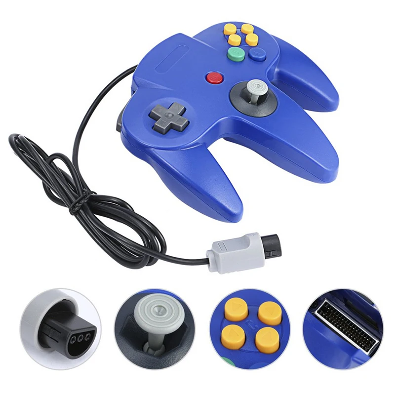 Проводной N64 геймпад джойстик проводной игровой джойстик игровой коврик для Gamecube для Mac геймпады ПК игровой контроллер Джойстик