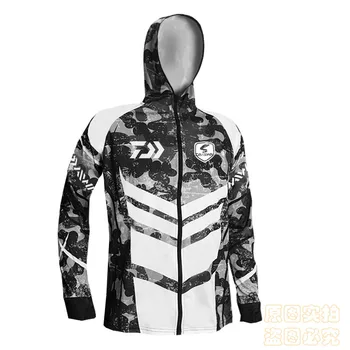 

2020 Fishing Clothing Long Sleeve Men Jacket Sunproof Breathable Coat Fishing Shirt DAWA Fishing Jersey Climbing Fishing Clothes
