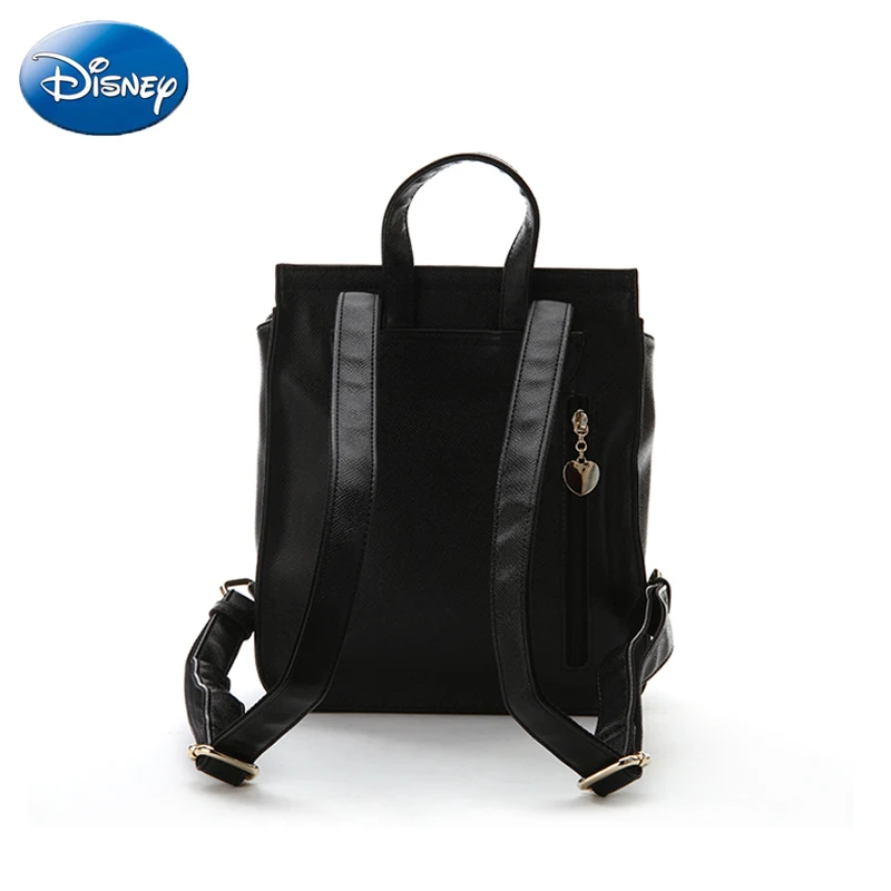 Disney Модный женский рюкзак из мягкой искусственной кожи с Микки Маусом, женский рюкзак с милым бантом, школьная сумка для девочек-подростков, женские сумки на плечо