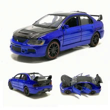 1/32 Mitsubishi Lancer EVO IX 9 RHD литой модельный автомобиль игрушки для детей Подарки