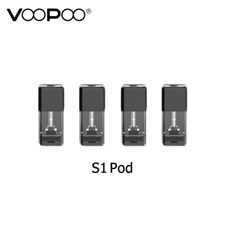 4 шт./лот оригинальный картридж VOOPOO Drag NANO S1 Pod 1 0 мл для электронной сигареты