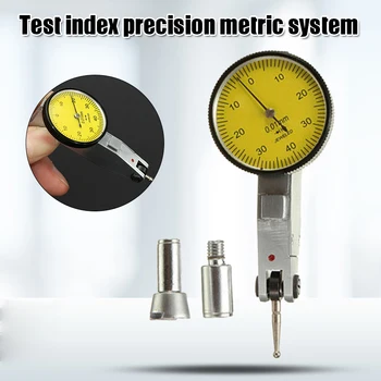 

Newest Accurate Dial Gauge Test Indicator Precision Metric with Dovetail Rail Mount Universal Measuring Instrument Tool