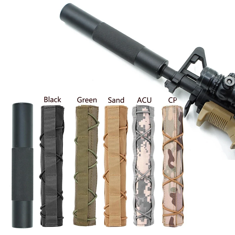 

Tactical 500D Muffler Cover 19mm 14 Reverse Teeth 8.7" Suppressor Mirage Heat Shield Sleeve Front Pipe AK Matel Silencer