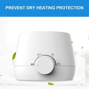 

Fast Multifunctional Thermostatic Double Bottle Heater Portable Durable Safe White PP Universal Baby Milk Warmer Sterilizer