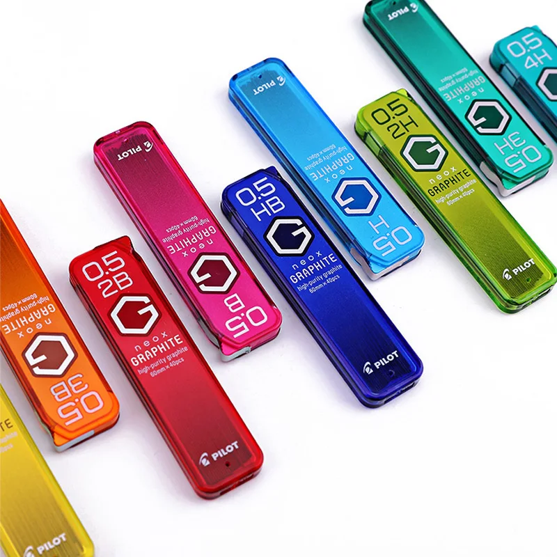 2pcs Japanese Pilot Neox Highpurity Lead Core Hrf5g20 Smooth And