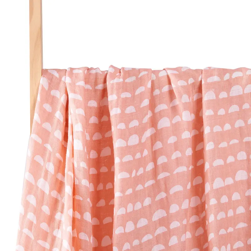Happy Flute 2022 New Sunshine Design Baby Swaddle Muslin Blanket For Newborn Girls and Boys With 100% Cotton 2