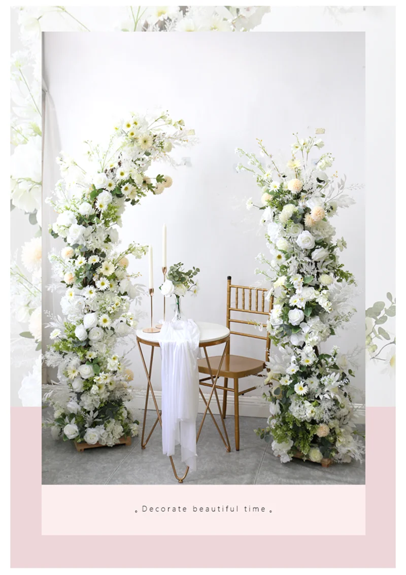 

Shiny Gold Iron Stick Flower Door Arch Rattan Stand Balloon Rack For Wedding Birthday Party Stage Backdrop Decor Photography