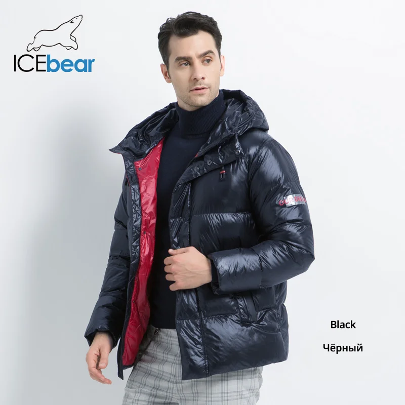 ICEbear зимний мужской пуховик стильный мужской пуховик Толстая Теплая мужская одежда брендовая мужская одежда MWD19867I - Цвет: M902