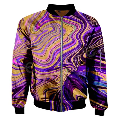 Tessffel New Fashion Harajuku Oli printing Art illusion Funny Colorful Men/Women 3DPrint Zipper/Hoodies/Hoodie/Bomber Jackets s3 - Color: Jackets