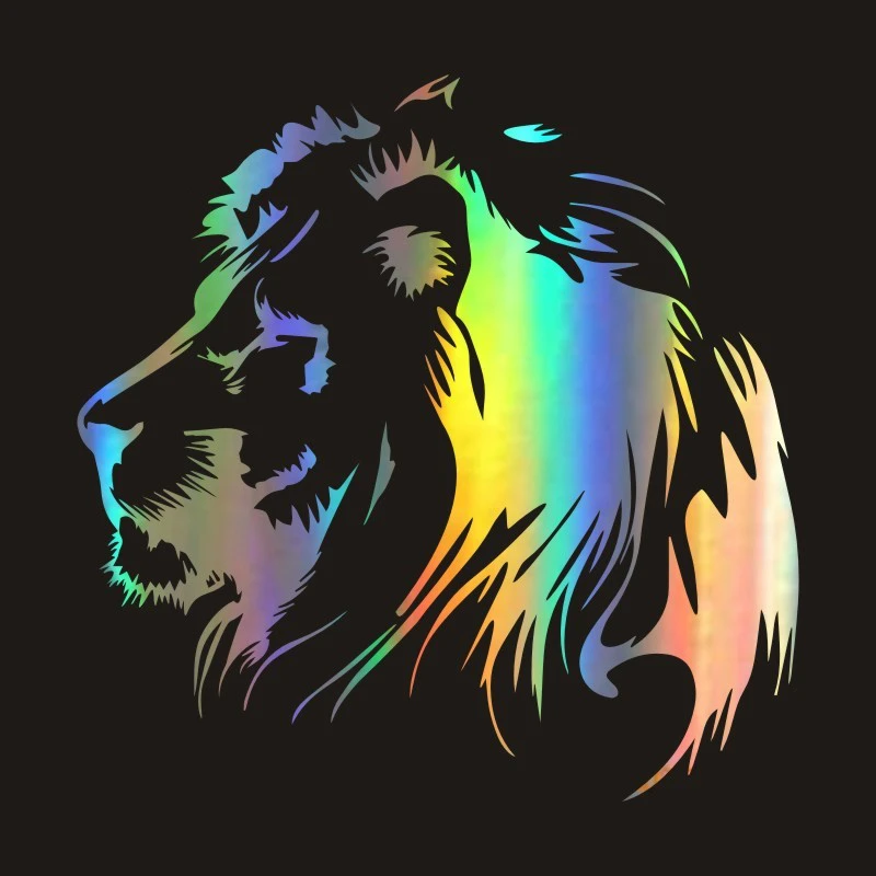 

Personality Car Sticker Meditation Lion Automobiles Motorcycles Accessories Vinyl Decal for Peugeot Skoda,17cm*17cm
